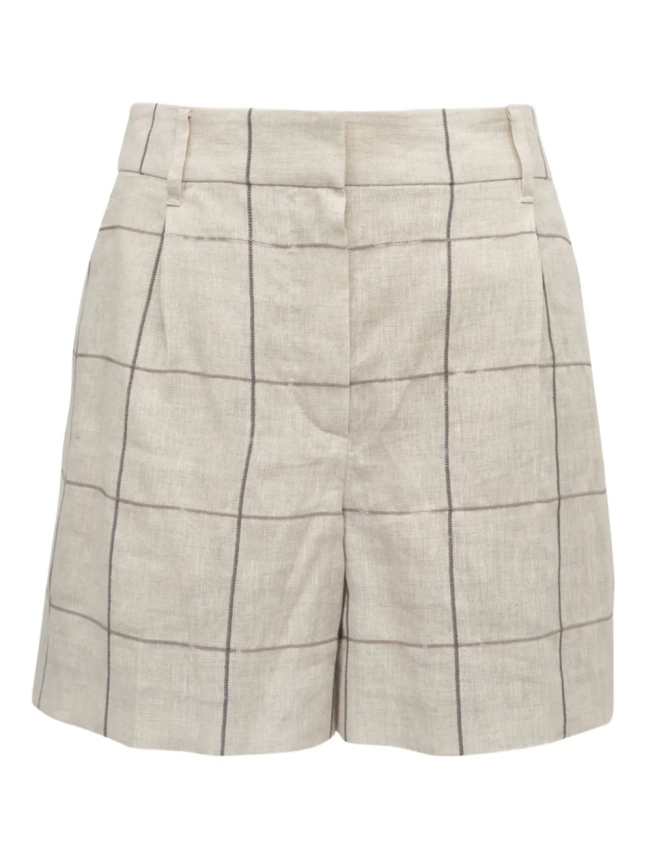 

Brunello Cucinelli шорты в клетку, нейтральный