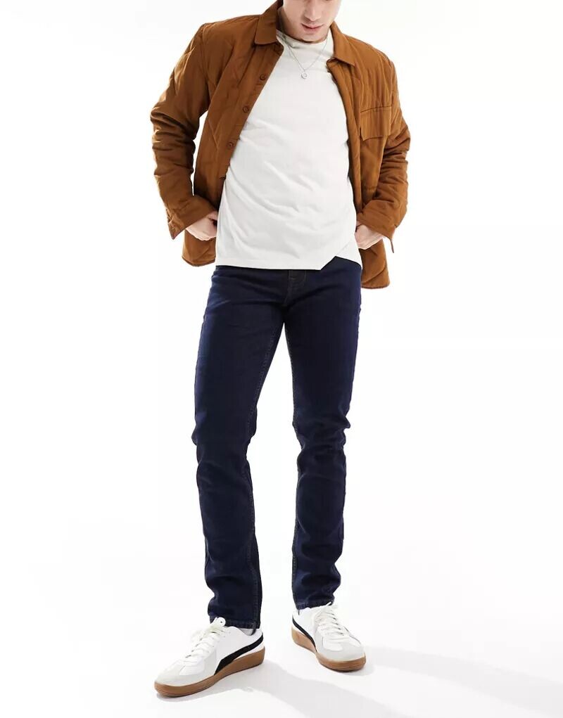 

Джинсы узкого кроя Ben Sherman из необработанного синего денима, после полоскания