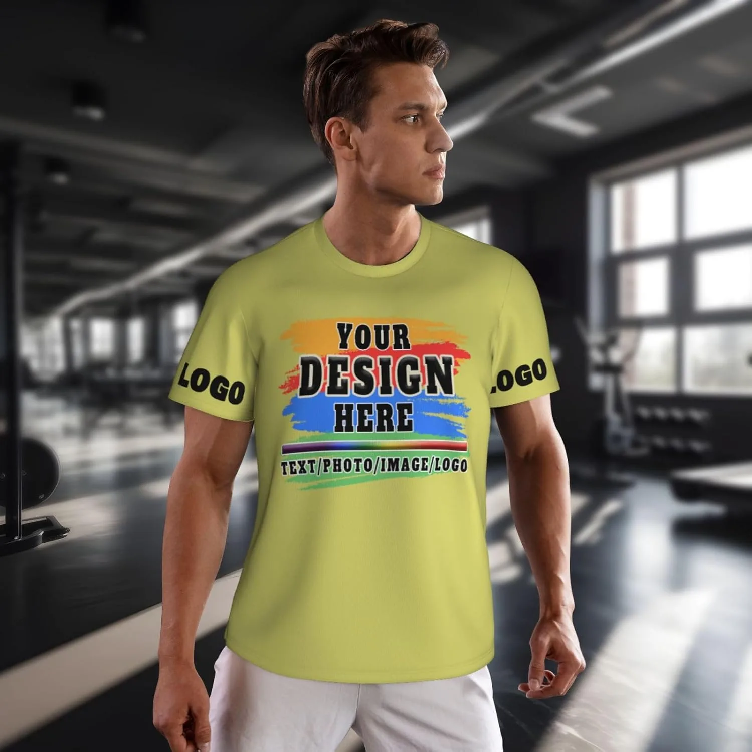 Футболка Custom T Shirt, дизайн Multi-color — фото 3