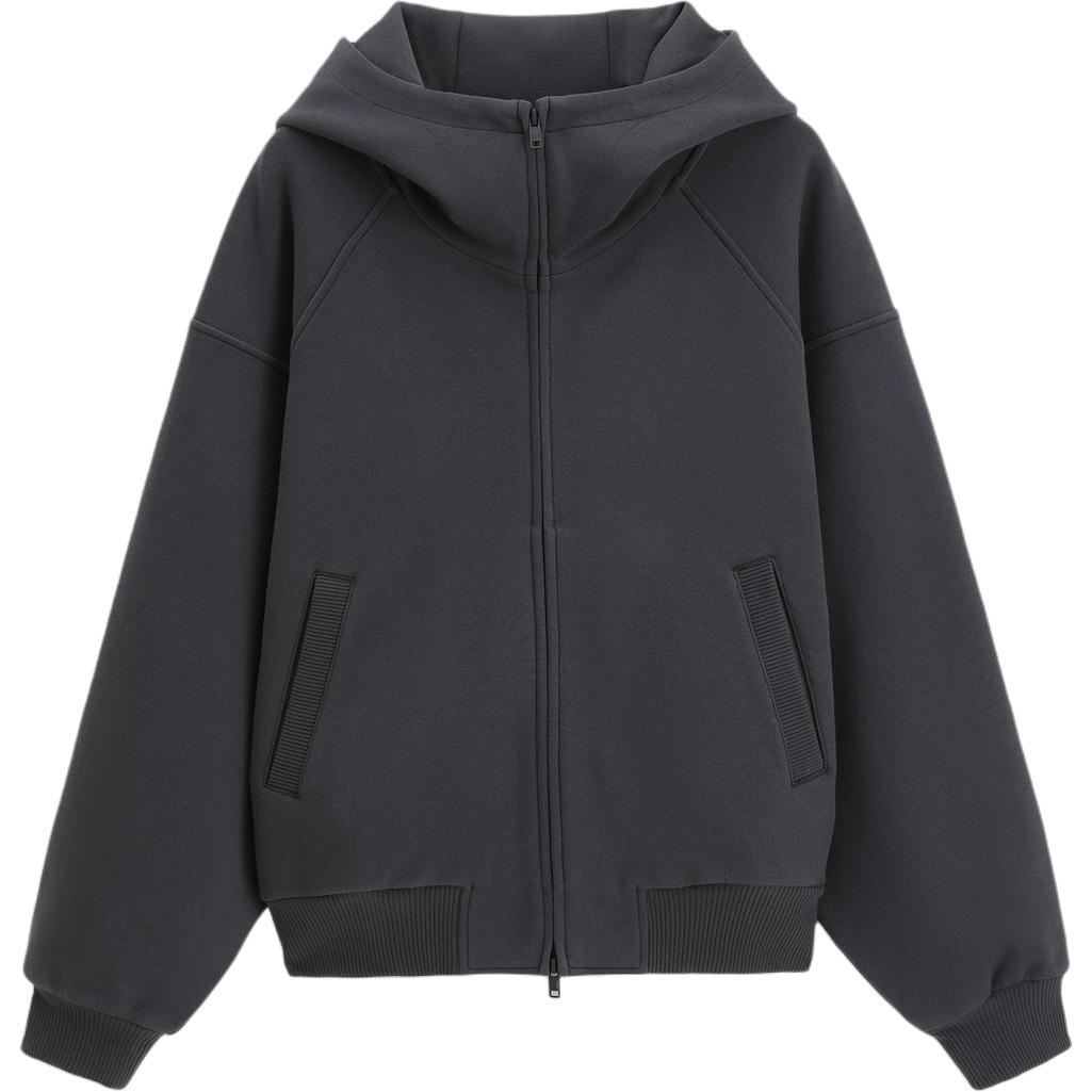 

Толстовка женская с капюшоном средней плотности GAP, carbon серый