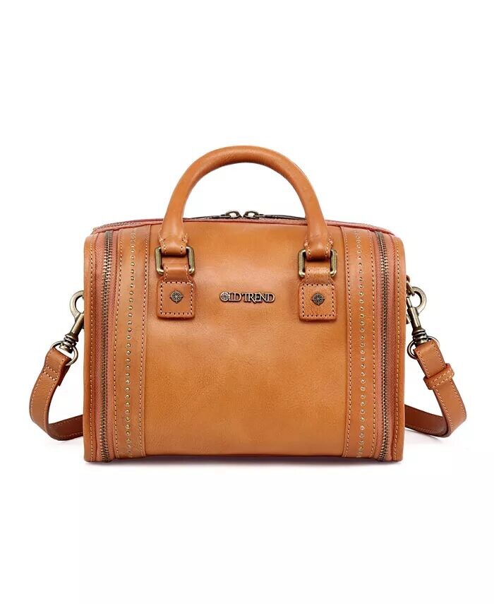 

Женская сумка через плечо Mini Trunk из натуральной кожи OLD TREND, коричневый