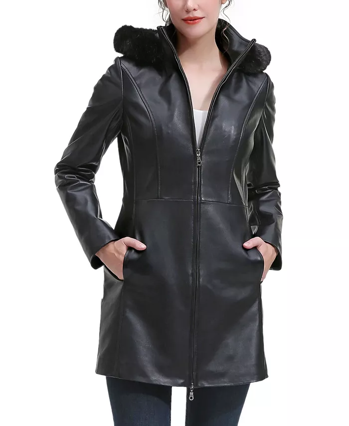 

Женская парка Greta Leather BGSD, черный