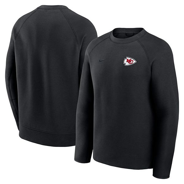 

Мужской черный свитшот Kansas City Chiefs Tech Fleece Raglan Nike