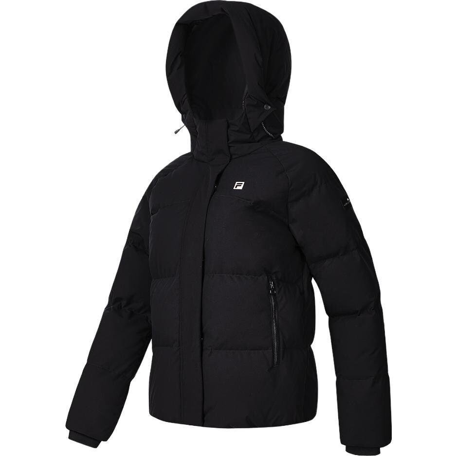 

FILA Женский пуховик, цвет Black, Черный, FILA Женский пуховик, цвет Black