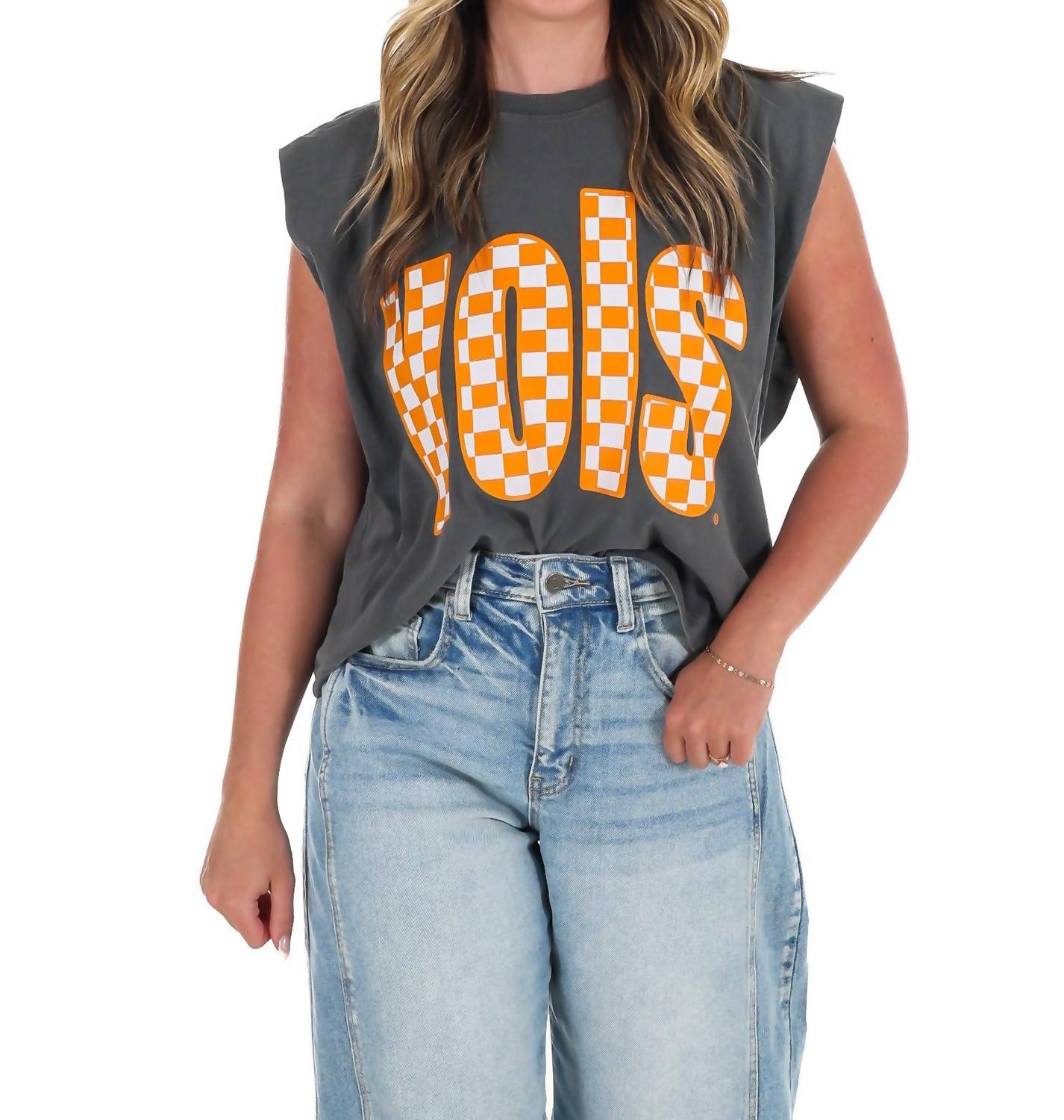 

Майка-топ с клетчатым принтом в цвете Pepper The Clandestine Underground, Pepper