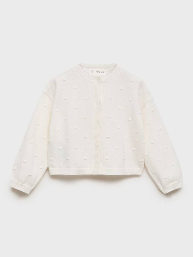 

Детский кардиган салли Mango, белый