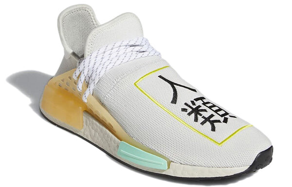 Кроссовки x pharrell nmd hu Adidas, белый — фото 3