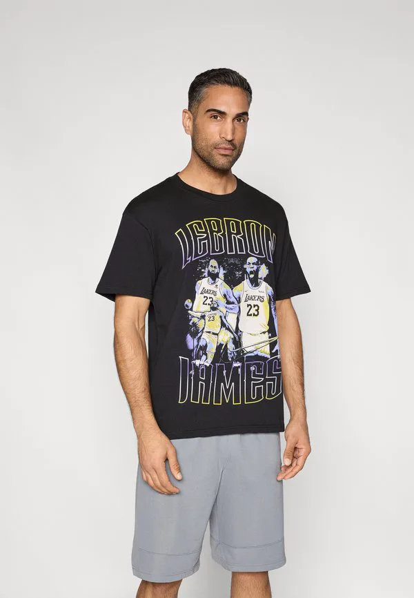 Футболка los angeles lakers леброн джеймс клубная одежда Nike Performance, Black