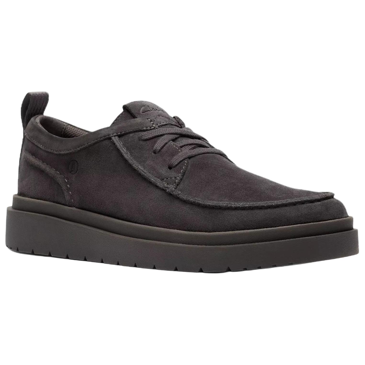 Повседневные туфли Polden Moc мужские dark gray Clarks, темно-серый — фото 4