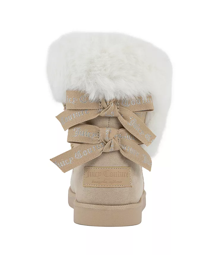 Женские уютные зимние ботильоны King Cozy Juicy Couture, загар/бежевый — фото 3