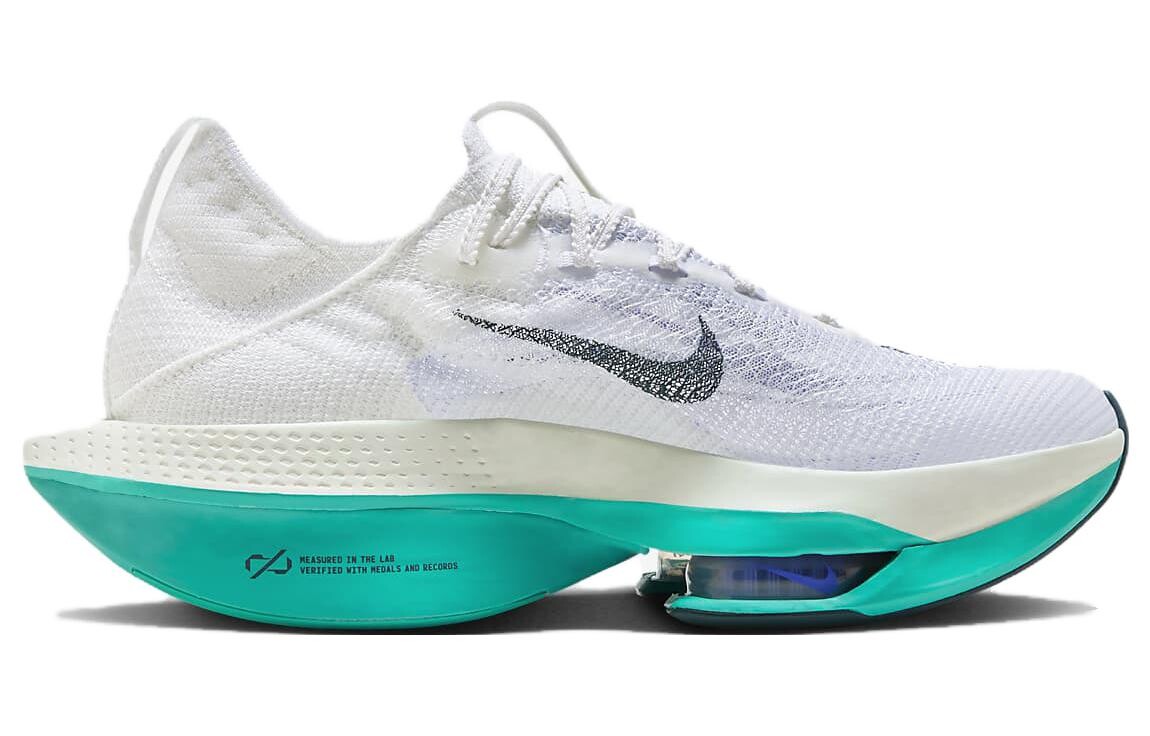 Мужские кроссовки Nike Air Zoom Alphafly Next% 2, Белый/Зеленый — фото 2