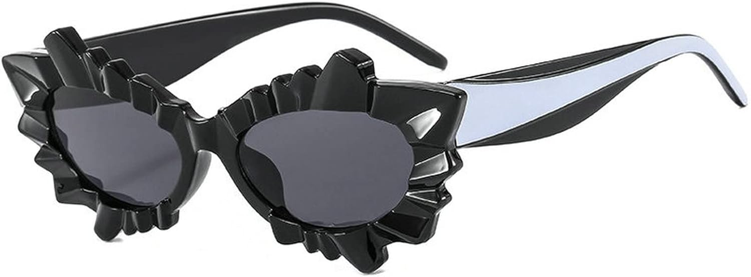 

Уникальные солнцезащитные очки COTIA в форме «кошачьего глаза» необычной формы, разноцветные, модные женские, с защитой от УФ-излучения UV400, трендовые мужские солнцезащитные очки с градиентным покрытием, Black White