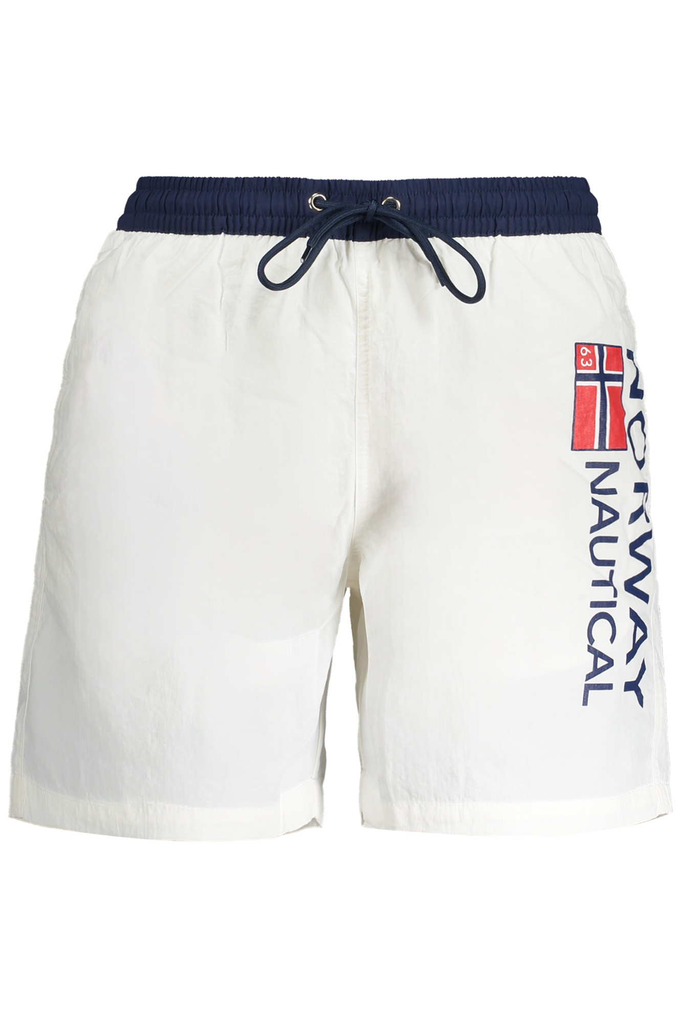 

Мужские шорты Norway 1963 плавательные с контрастной резинкой, белый