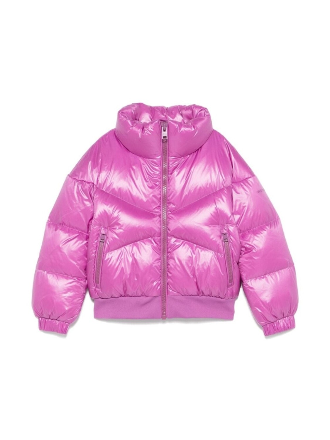 

Стеганая куртка-пуховик Woolrich Kids, фиолетовый