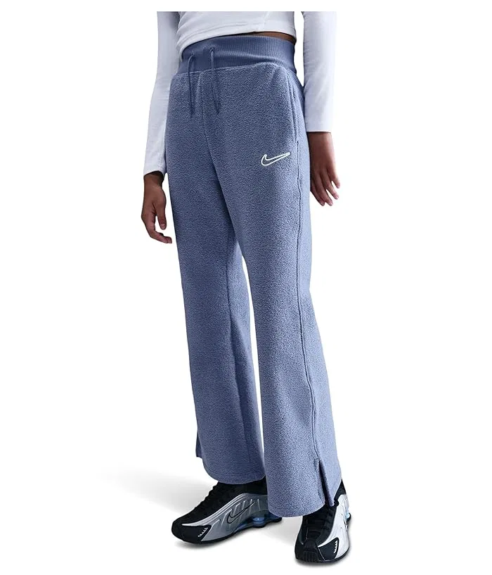 Флисовые штаны свободного кроя Nike Kids, World Indigo/White