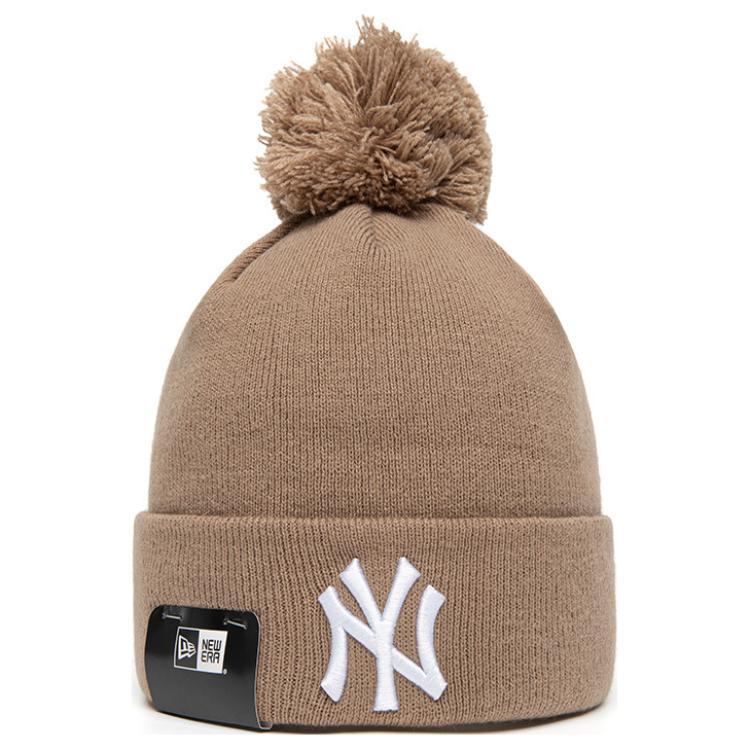 

New Era Акриловая вязаная шапка унисекс коричневая, Brown