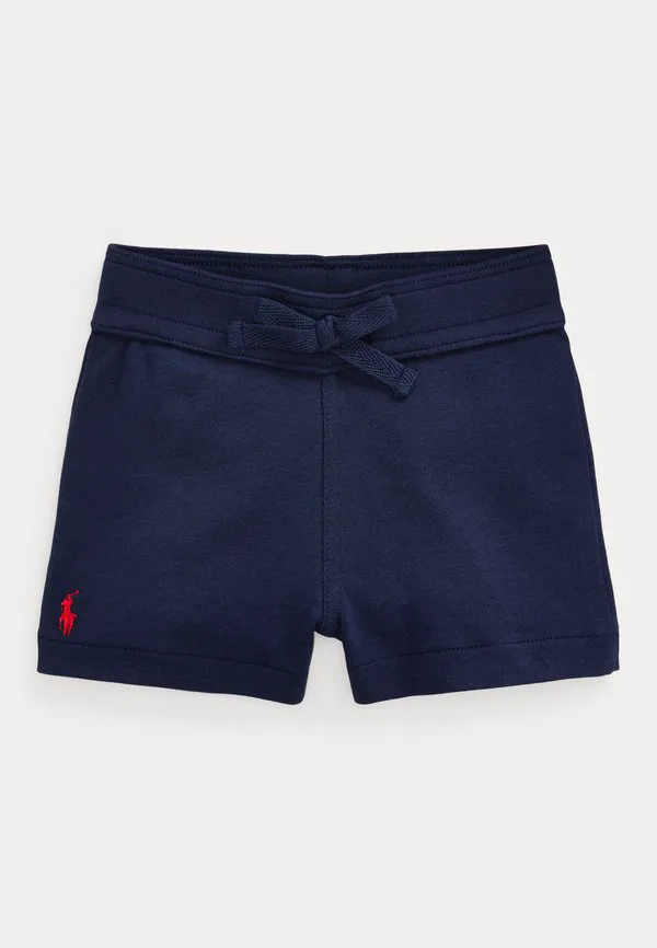 Хлопковые трикотажные короткие шорты Polo Ralph Lauren, Refined Navy