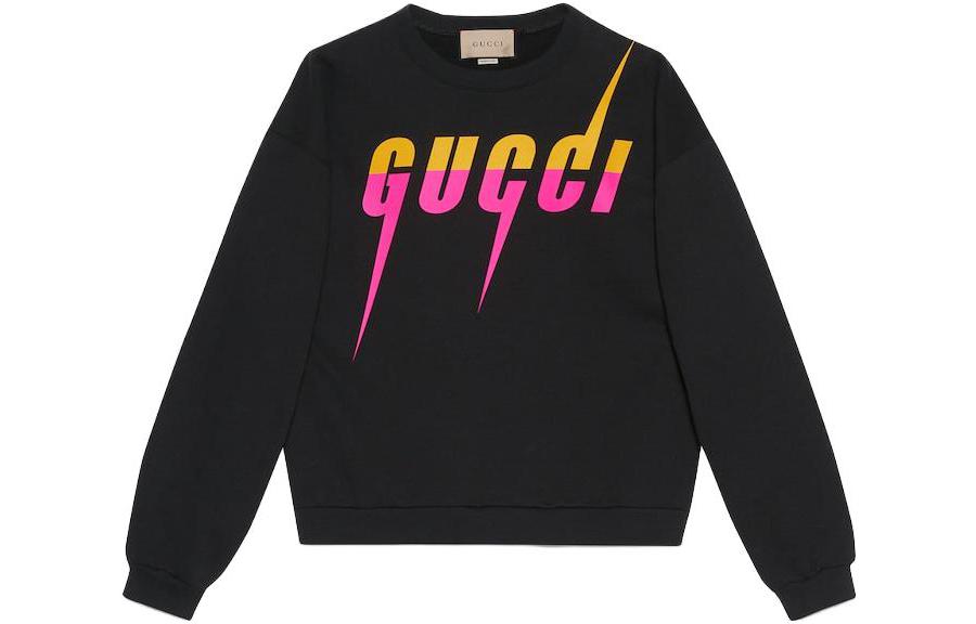 

Хлопковая толстовка с логотипом Blade GUCCI, черный