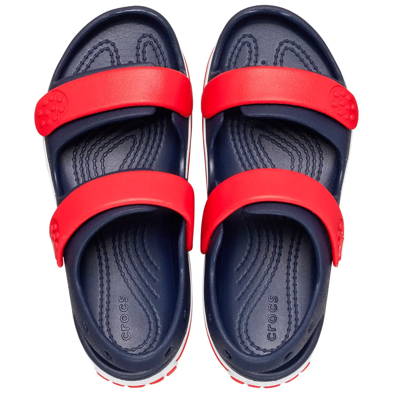 Сандалии для малышей Crocband Cruiser Sandal T Crocs, темно-синий — фото 3