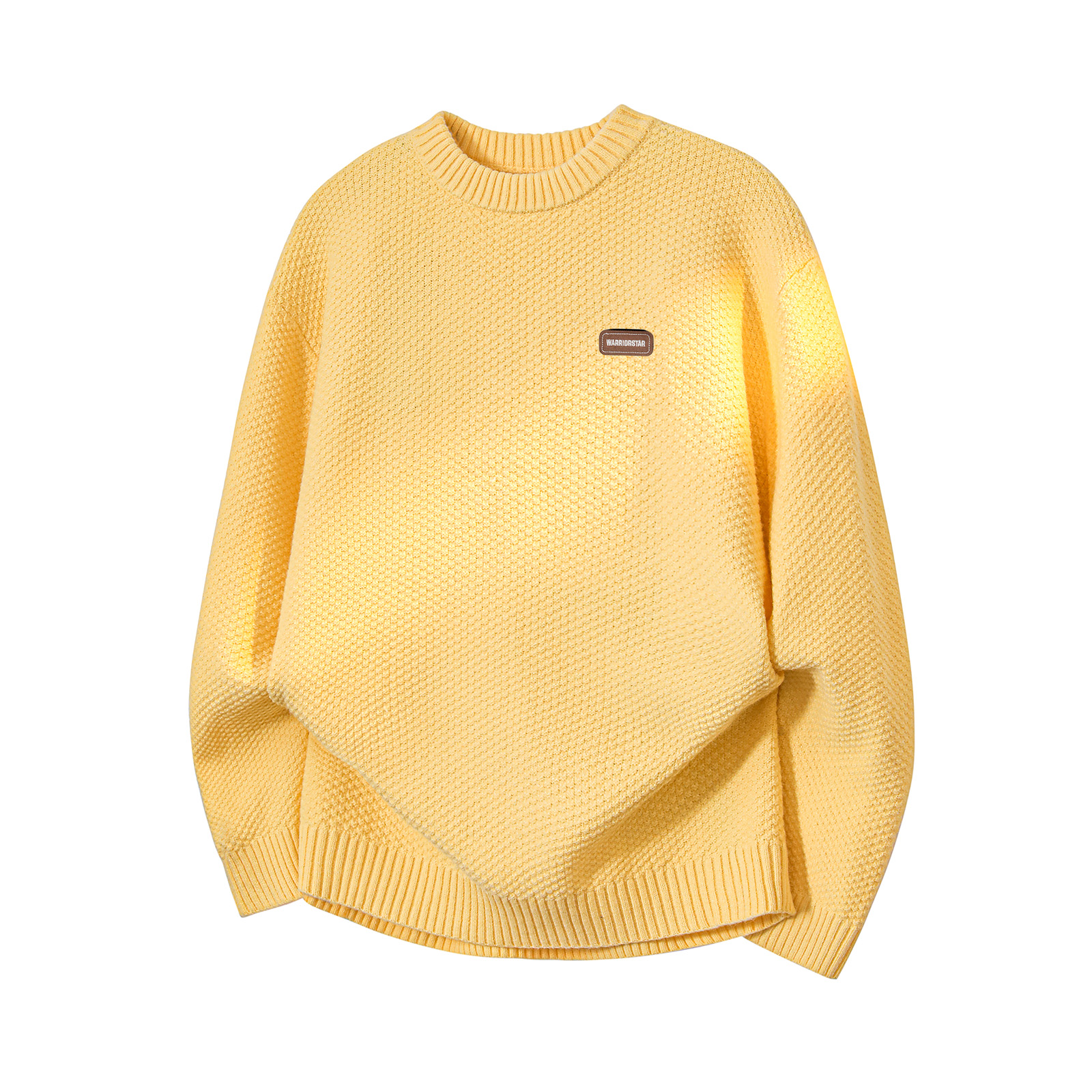 

Свитер Unisex Crew Neck Moderate Base Layer WARRIOR, желтый[free diy badge]