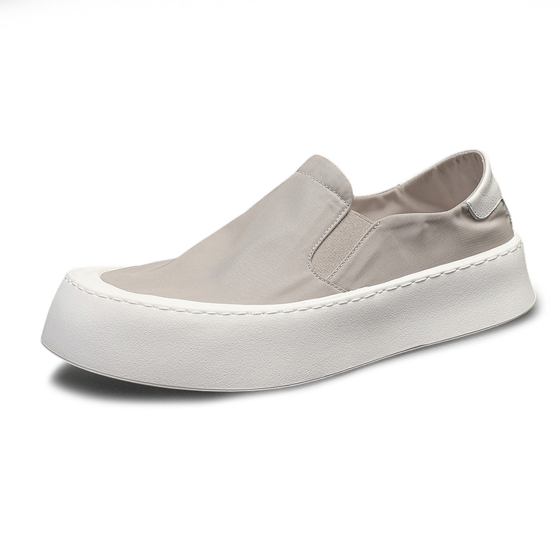 

Devanro Высокие дышащие нескользящие низкие кеды мужские белые, цвет White