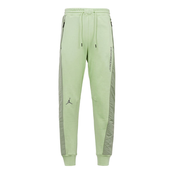 

Спортивные штаны Men's Air Jordan Environmental Friendly Reflective Colorblock Bundle Feet Sports Pants/Trousers/Joggers Green, зеленый