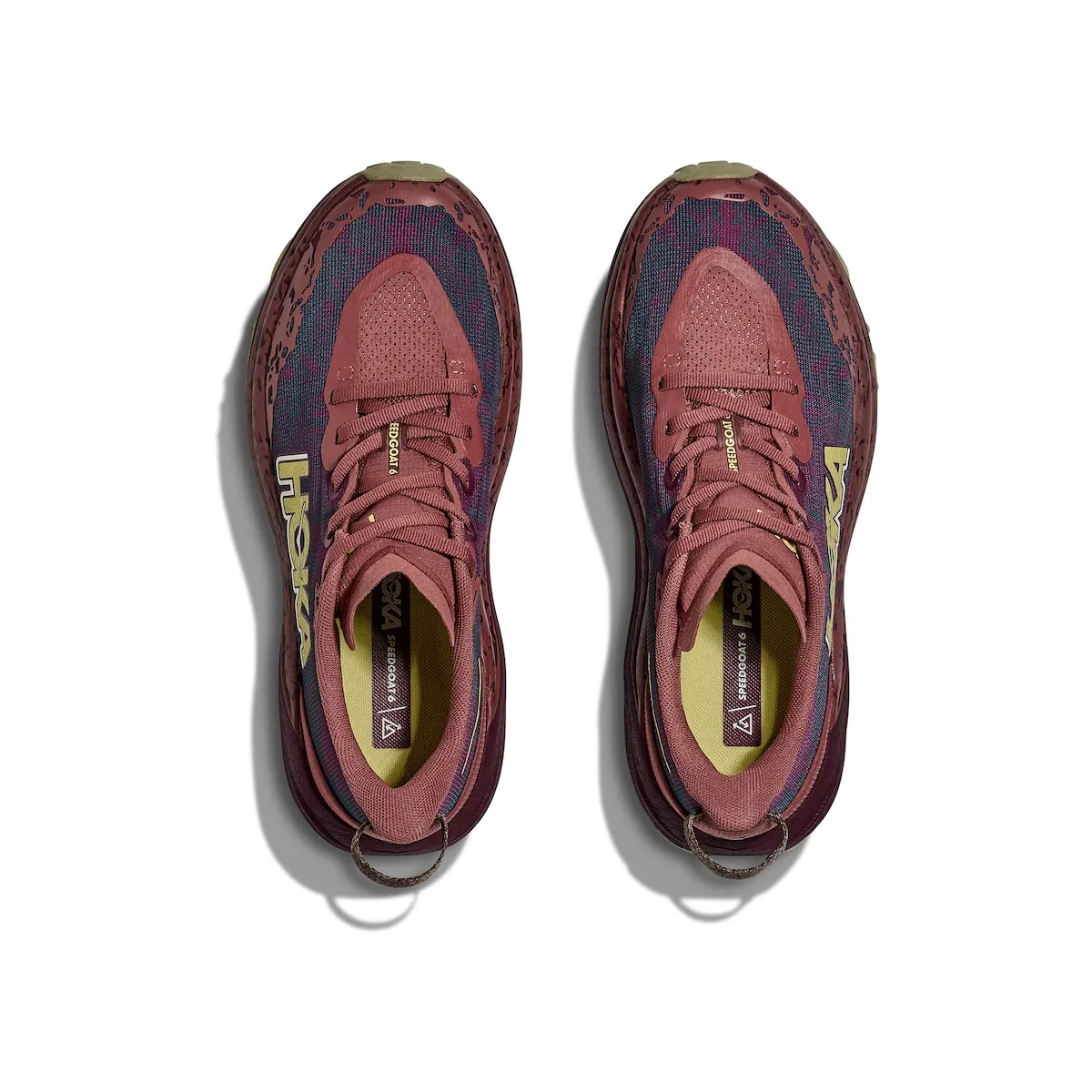 Женские трейловые кроссовки SPEEDGOAT 4 Hoka, бордовый — фото 2