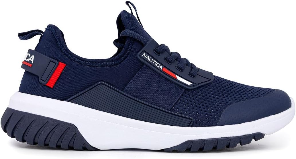Мужские кроссовки Nautica: спортивные, удобные, повседневные обувь на шнуровке для ходьбы, белый — фото 2