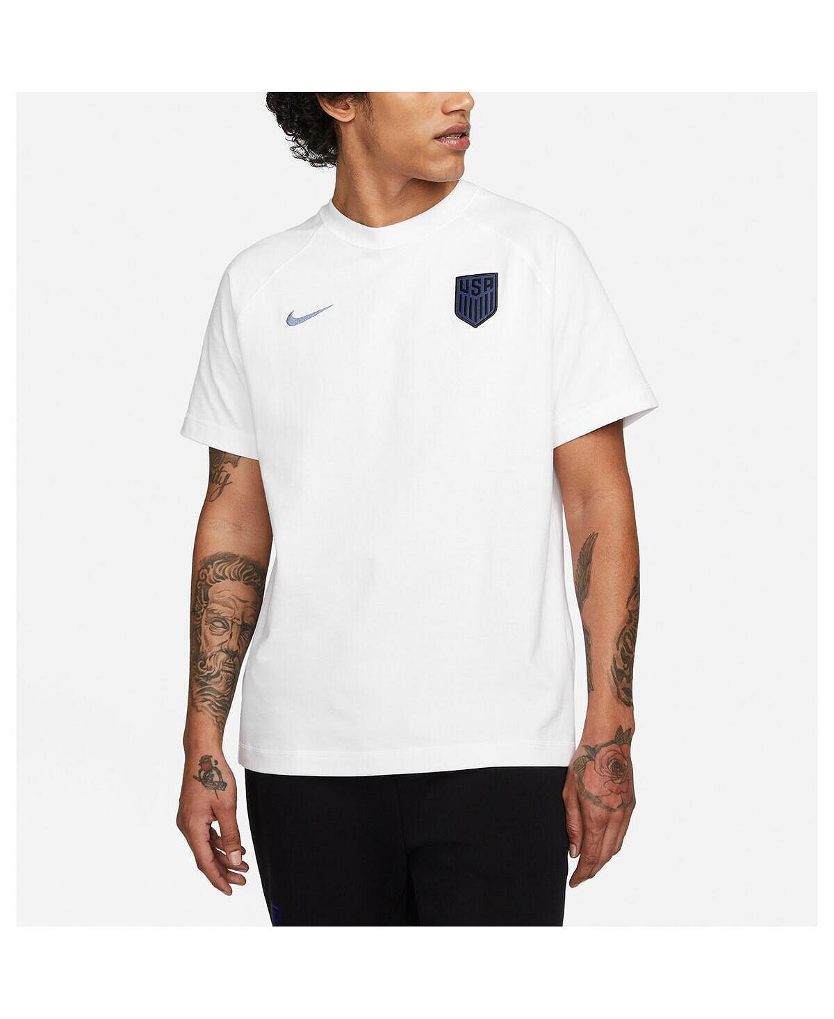 

Мужская белая футболка USMNT Travel реглан Nike, Белый, Мужская белая футболка USMNT Travel реглан Nike