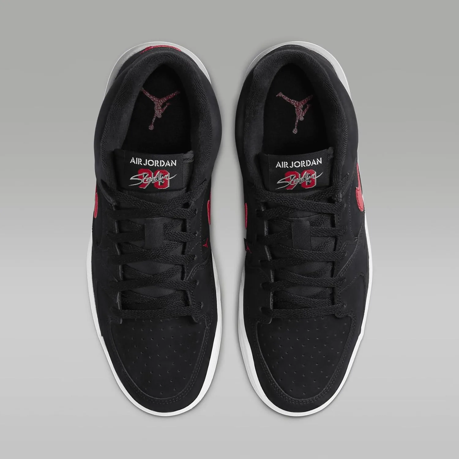 Мужские кроссовки Nike Platform, белый/черный/красный/серый — фото 4