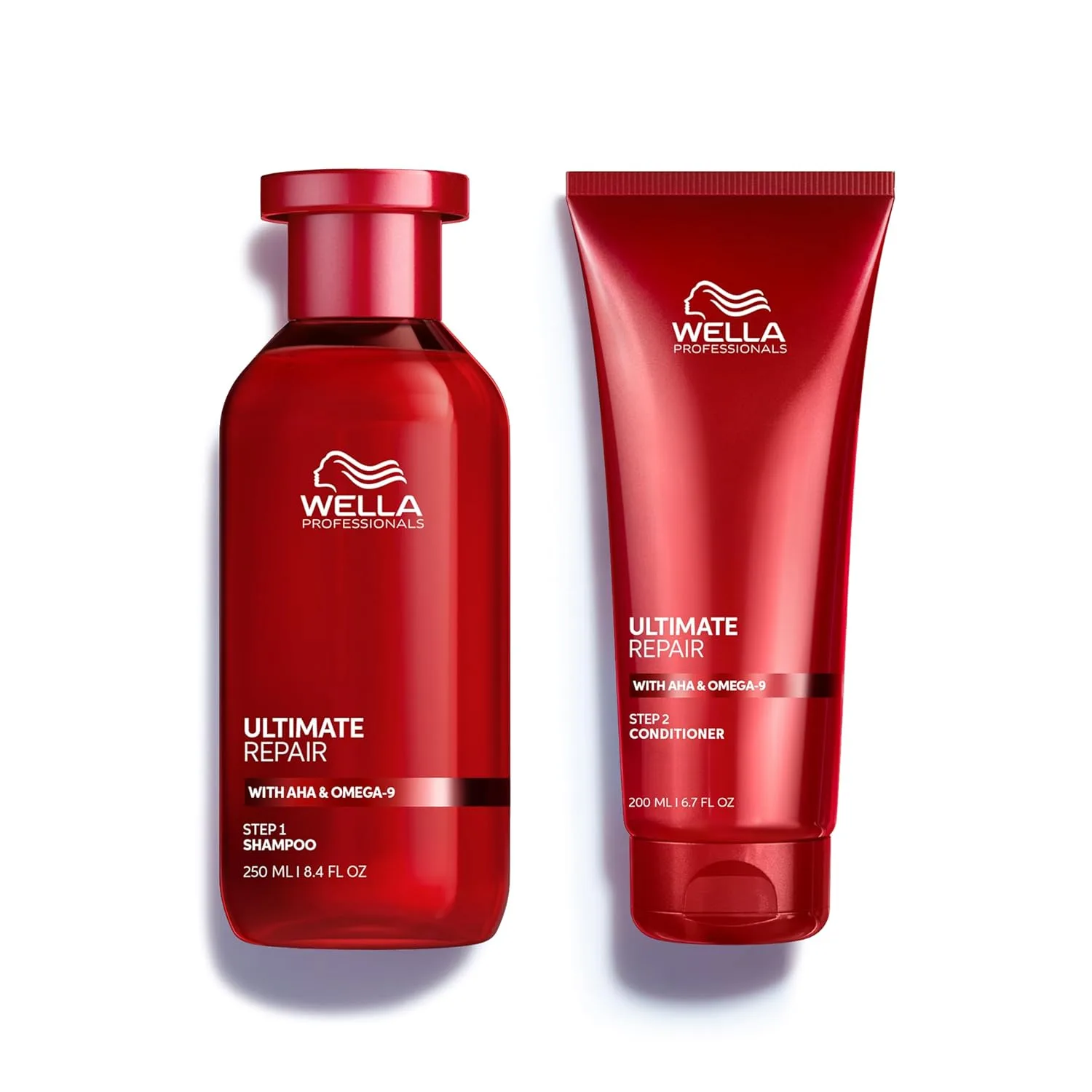 Набор шампуня и кондиционера Wella Professionals ULTIMATE REPAIR | Восстанавливает, укрепляет и увлажняет поврежденные волосы с AHA и Омега-9 | Глубоко питает | Различные размеры 447 мл (1 шт.)