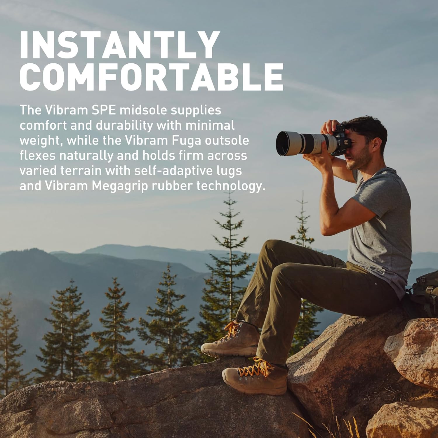 Мужские водонепроницаемые походные ботинки Danner Mountain 600 Leaf Gore-Tex из полнотелой кожи с дышащим барьером Gore-Tex и подошвой с отличным сцеплением Name ‎Danner, коричневый/красный — фото 4