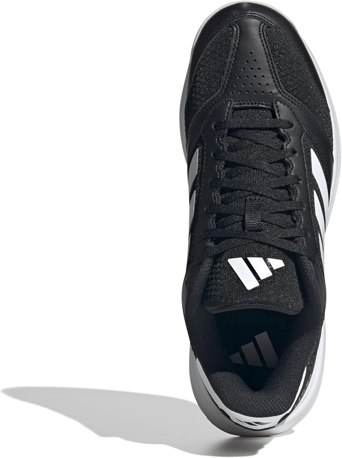 Мужские кроссовки Adidas Ligra 8 для зала, белый/черный — фото 2