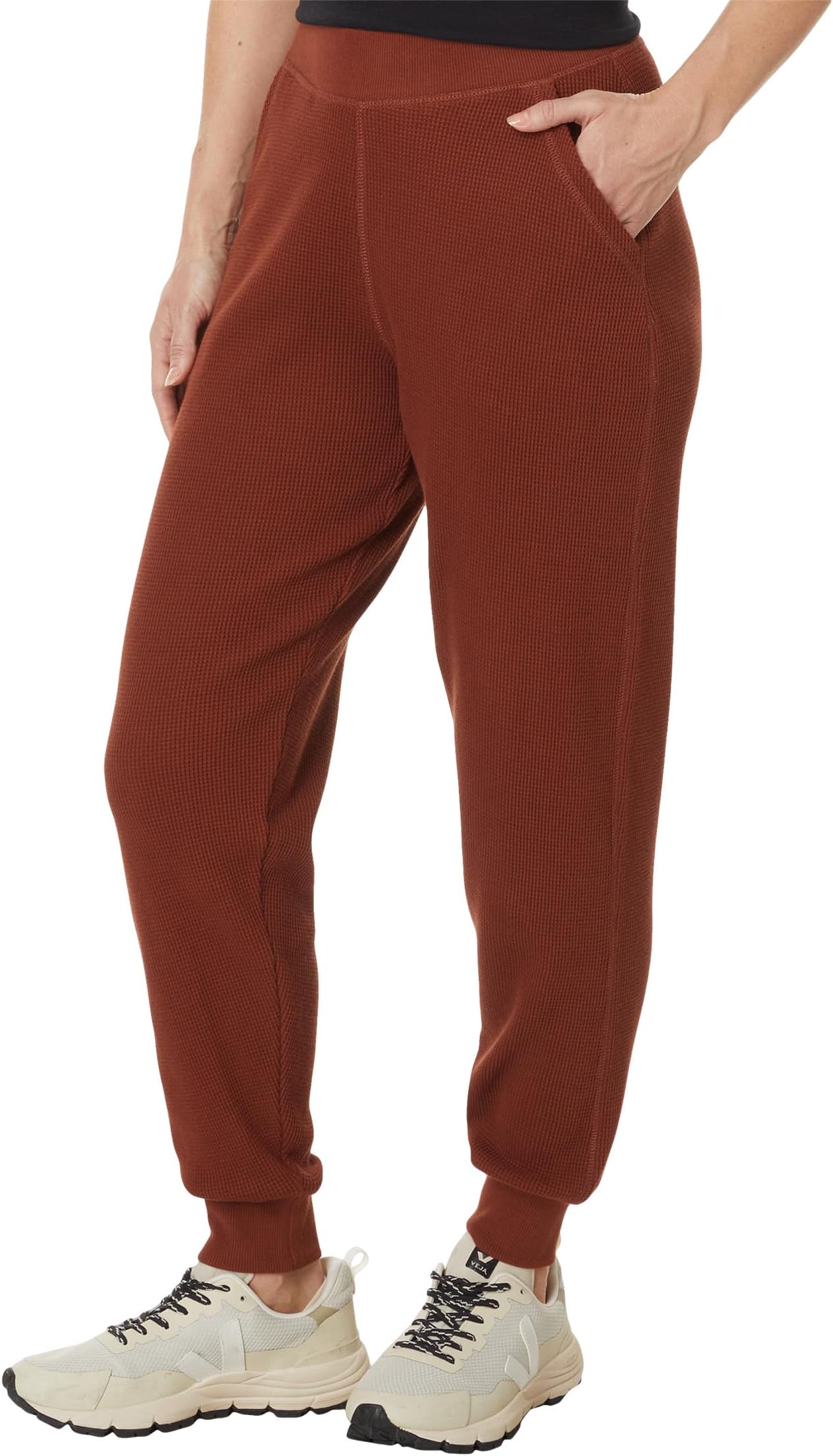 

Брюки PACT Thermal Waffle Joggers, цвет Mahogany