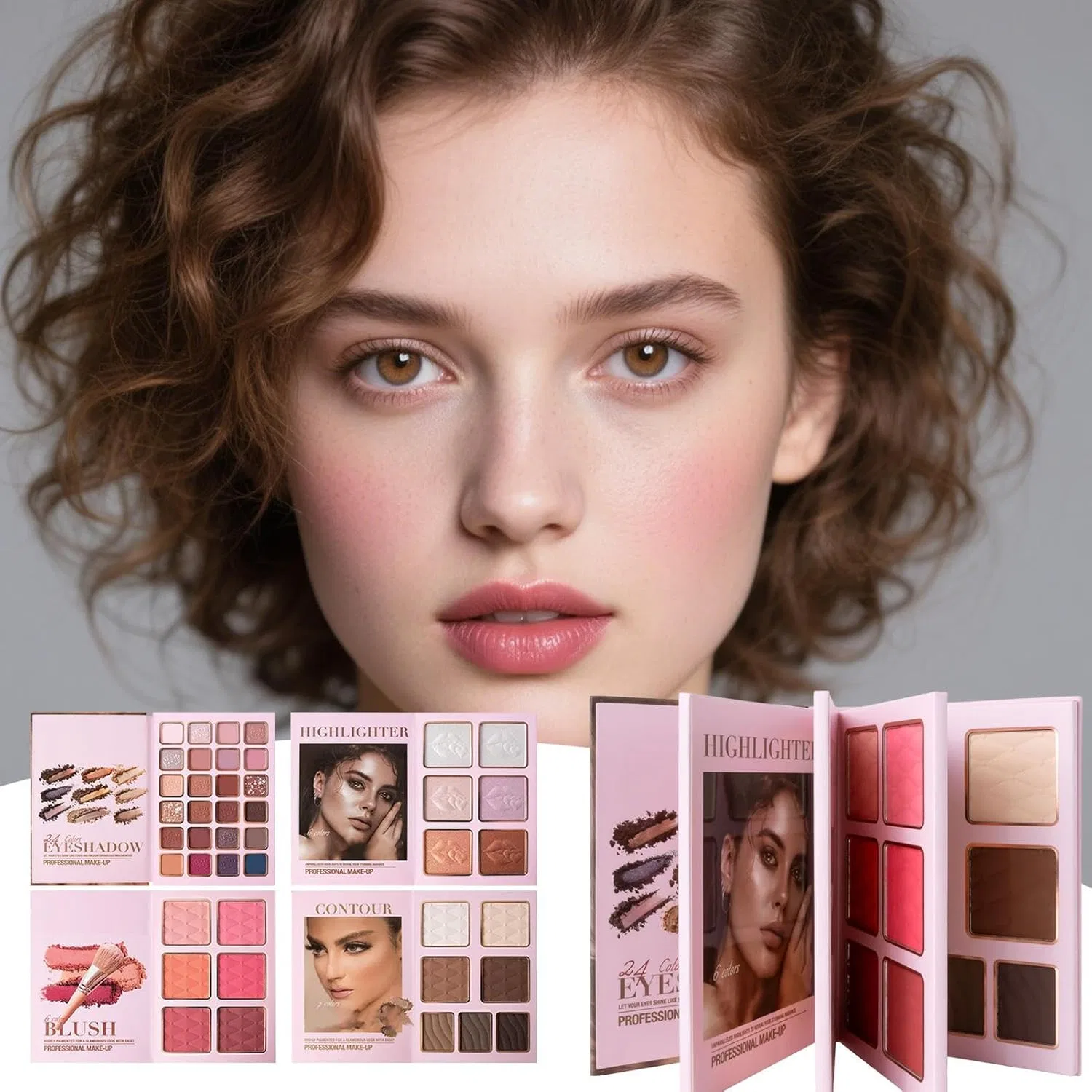 Палетка теней для век Makeup Book, 43 цвета, мультиколор — фото 3