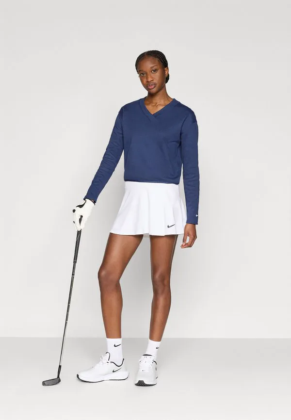 Футболка с v-образным вырезом и длинными рукавами для гольфа Nike Golf, Midnight Navy/Sail — фото 2