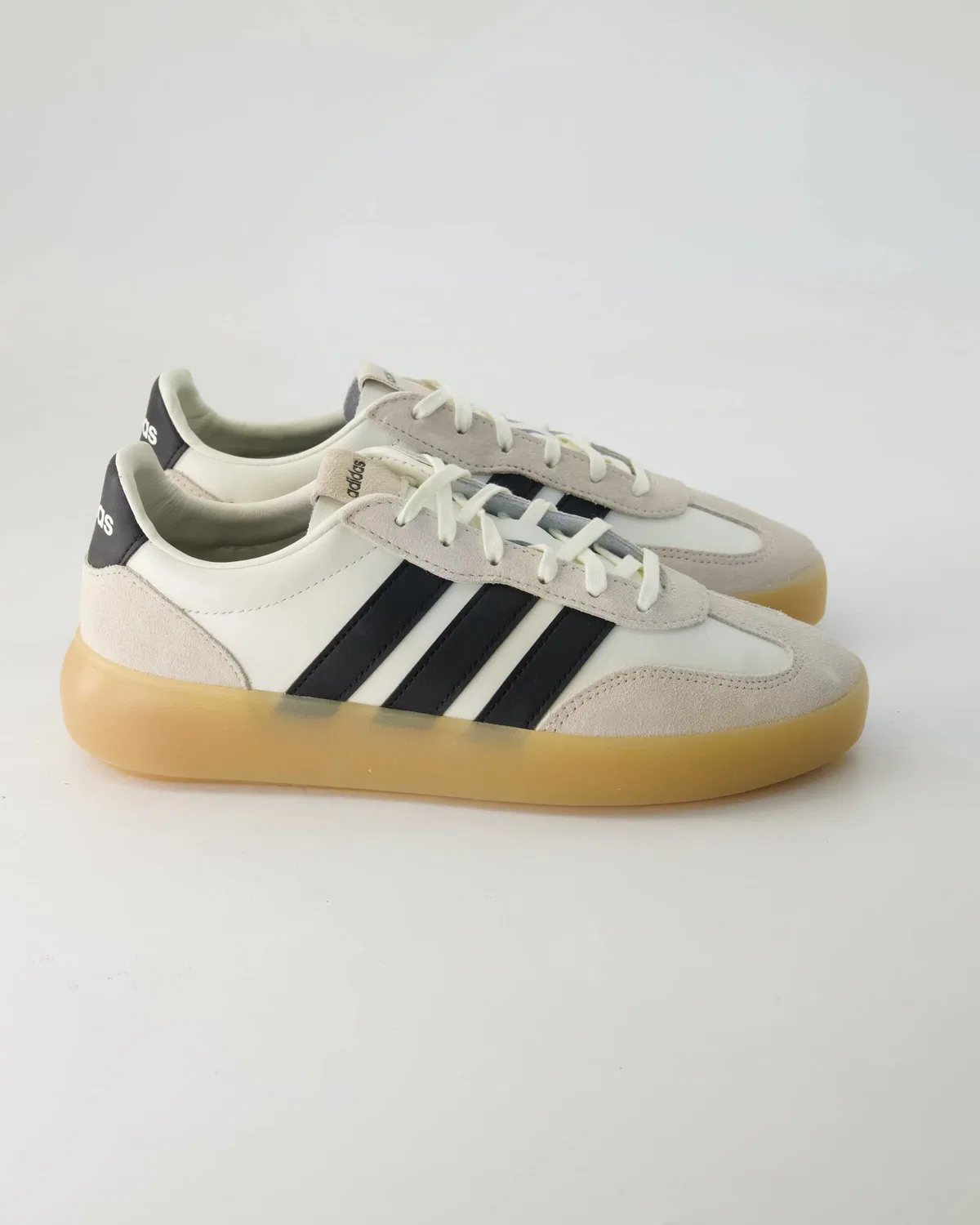 Слипоны бежевые Adidas beige — фото 2