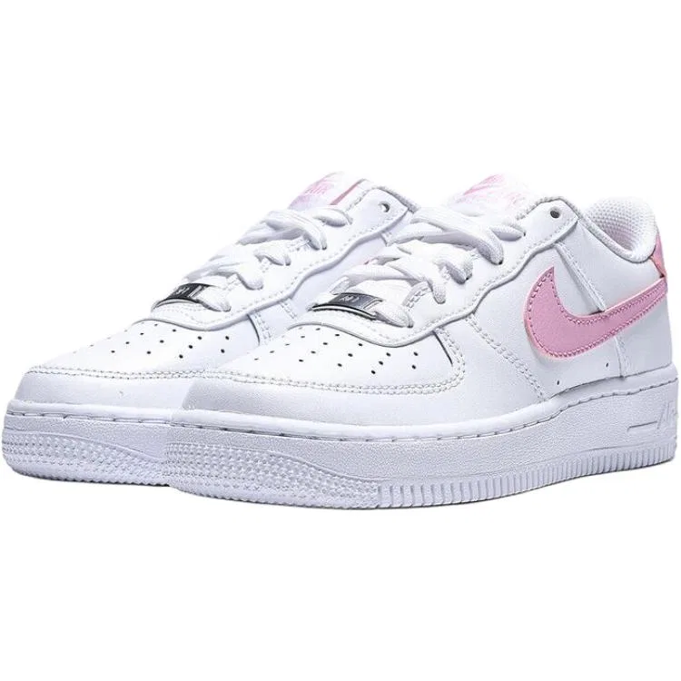 Кроссовки детские Air Force 1 Low top Kids' Skateboarding Shoes Pink White Kids' Nike — фото 4