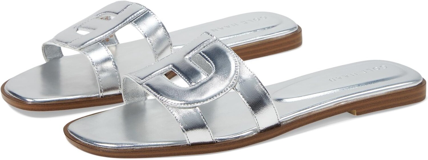 

Сандалии Cole Haan Chrisee Sandals, цвет Silver Leather