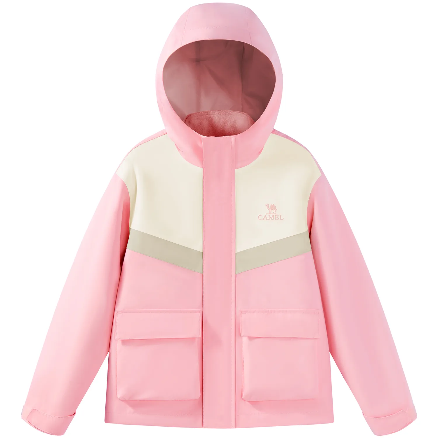 Детская ветровка CAMEL, Wax Apple Pink/Miqi/Light Apricot White