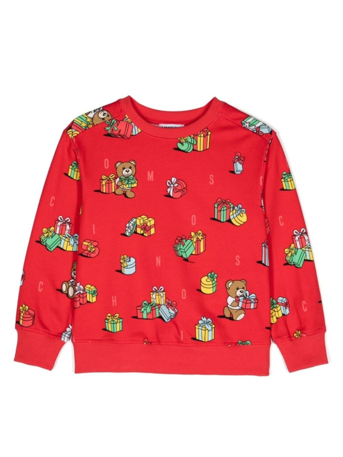 

Moschino Kids толстовка с декором Teddy Bear, красный