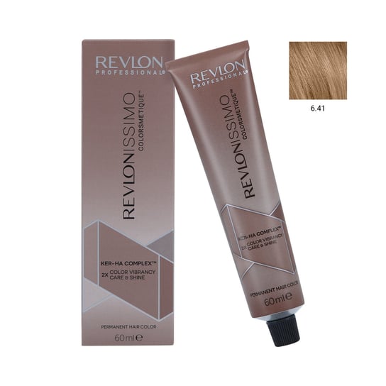 

Профессиональная краска для волос 6.41, 60 мл REVLON REVLONISSIMO COLORSMETIQUE, Revlon Professional