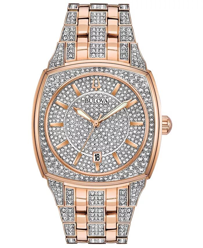 

Мужские двухцветные часы-браслет из нержавеющей стали, 40 мм Bulova