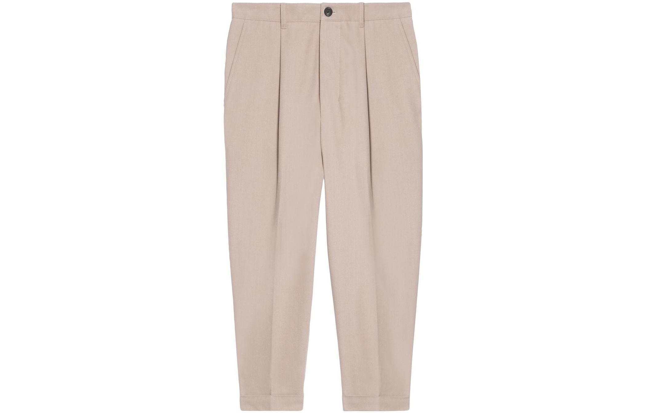 

AMIPARIS Повседневные брюки мужские Khaki Moderate Straight Fit