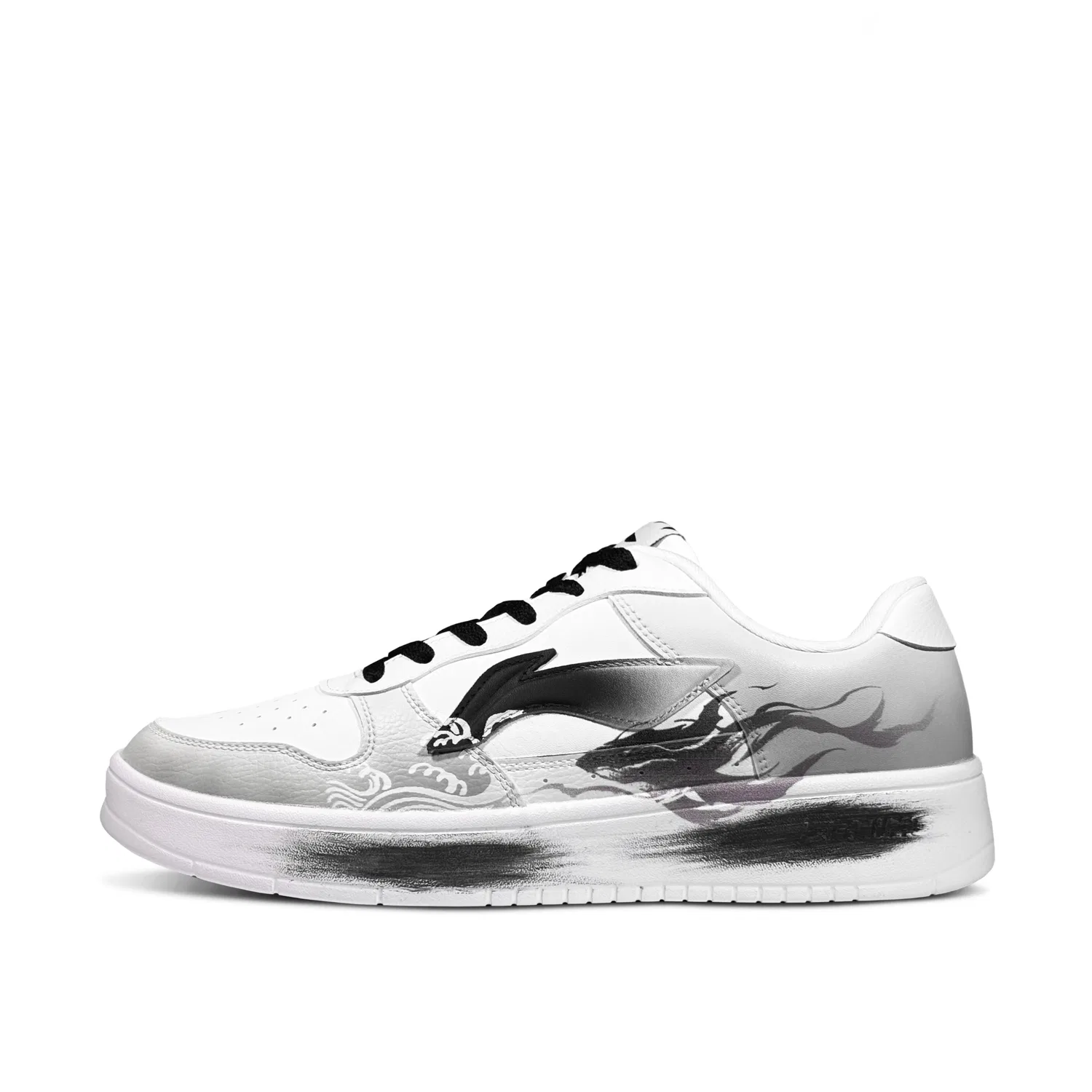 Кроссовки скейтерские Li-Ning Floating Boat Black White