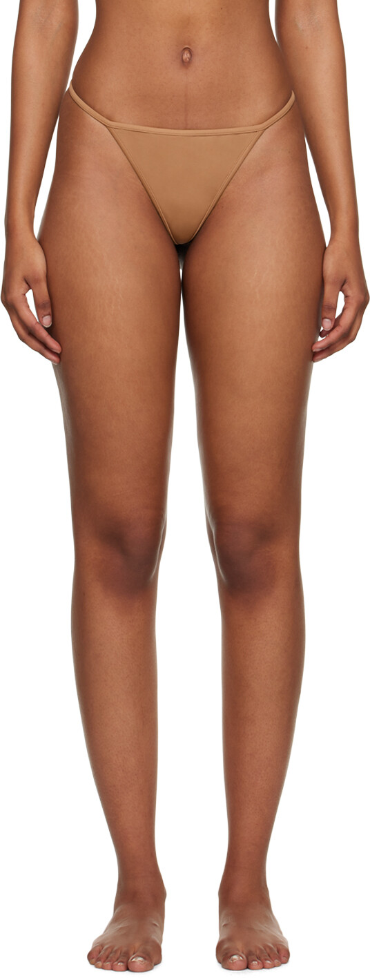 

Стринги Tan Metal Triangle с жареным миндалем Guess