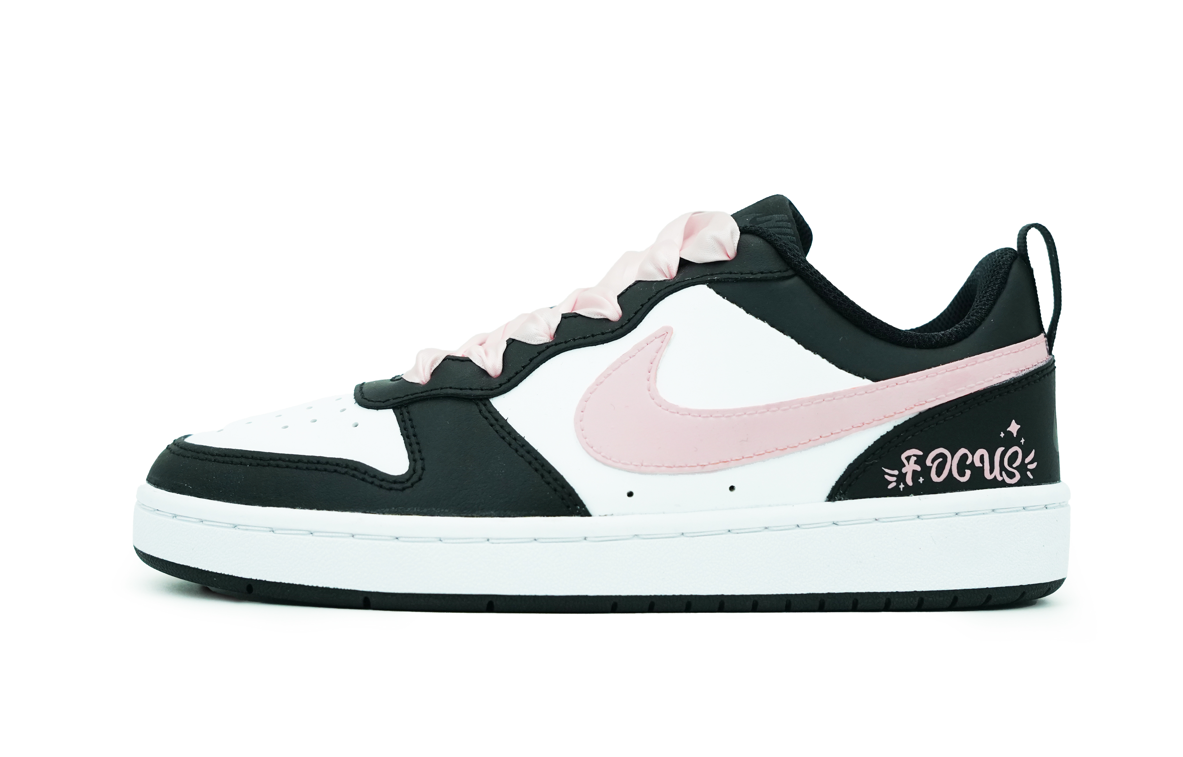 

Кроссовки Nike Court Borough 2 Skateboarding Shoes Women's Low-top Pink, цвет Starlight Reflections