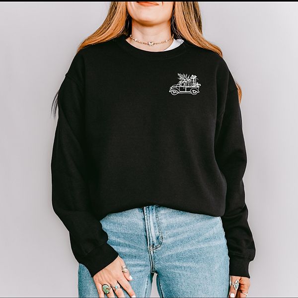 

Футболка с принтом Truck with gifts mini Simply Sage Market, Midnight