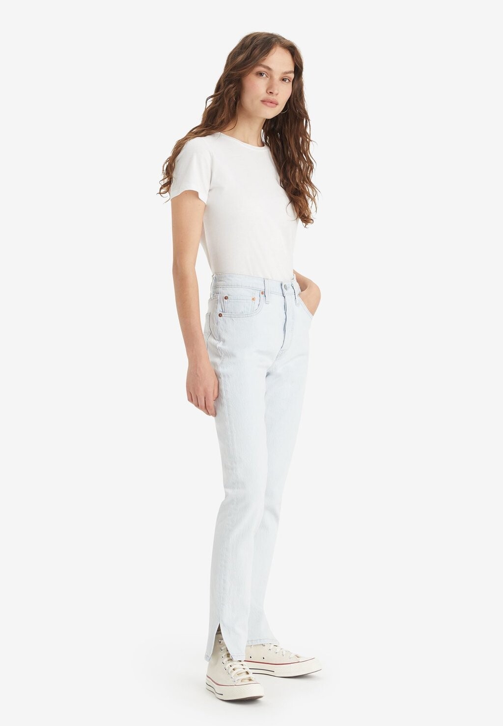 

Джинсы скинни 501 Skinny Levi's, цвет picture day