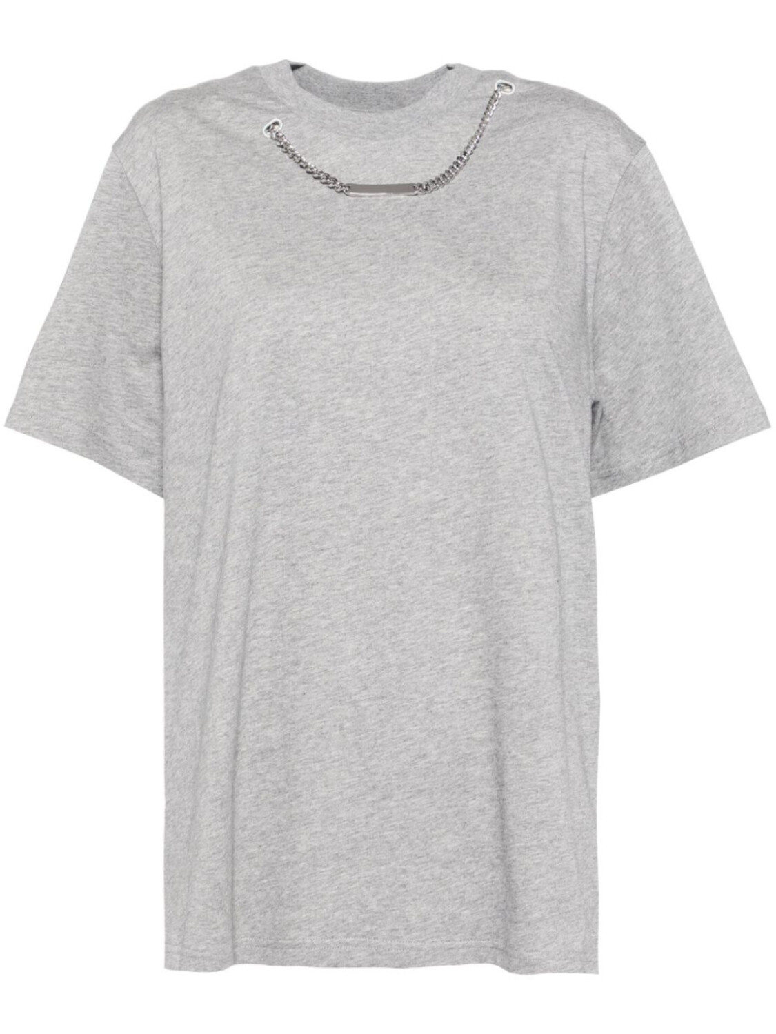 

Stella McCartney футболка с цепочкой, серый